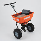 Push Salt and Grit Spreader with Pneumatic Wheels – 57kg Capacity (view 2)