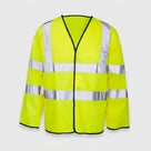 High Visibility Long Sleeve Jerkin - 2 Band & Brace, Class 3 (view 2)