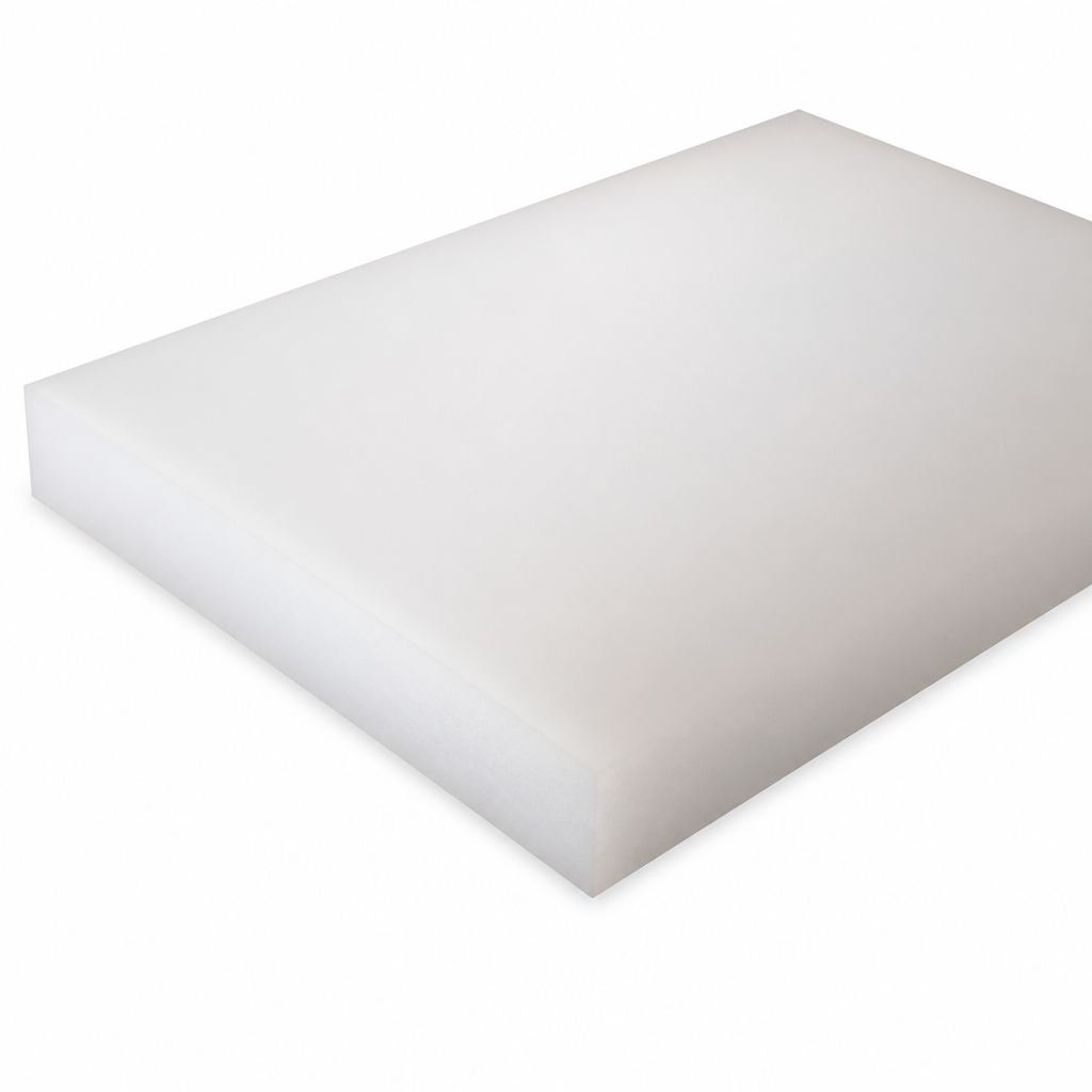 Ultra-High Molecular Weight Polyethylene Natural Sheet for Food Processing 50mm to 80mm thick - Uhmwpe Sheet in use