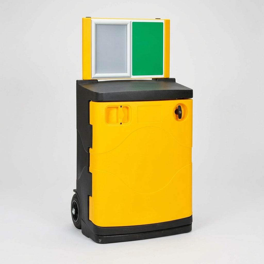 Spill Response Station with Cabinet and Signage for Site Safety (view 2)