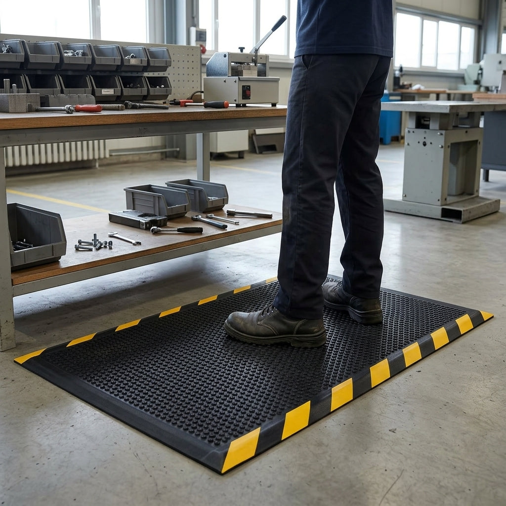 Anti-Fatigue Nitrile Rubber Mat with Textured Surface