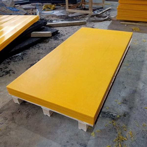 PE500 Food-Grade Polyethylene Yellow Sheet - 10-25mm - Low Friction & Wear Resistant - detail view 3