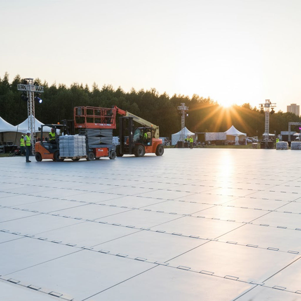 Heavy Duty Event Flooring – HDPE, Quick Install, 1m²