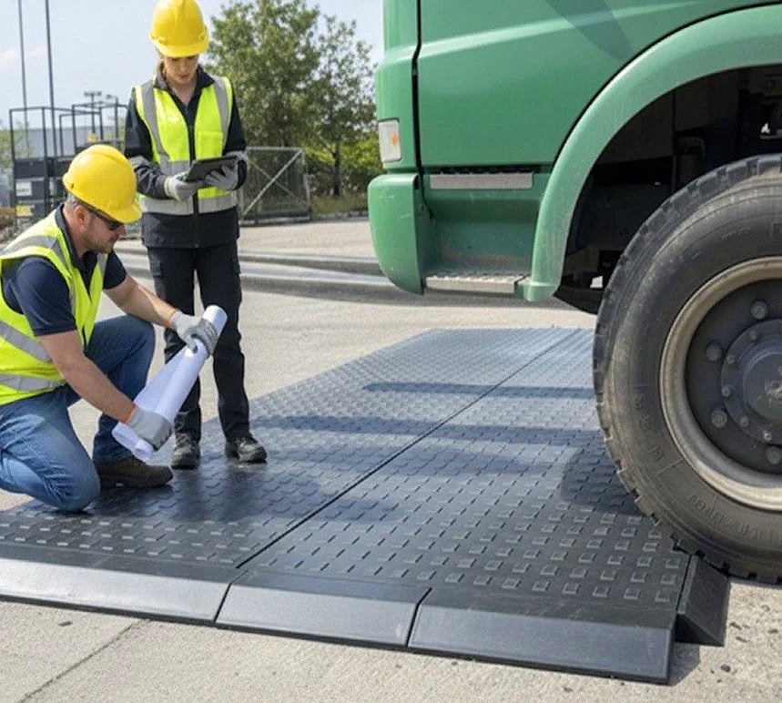 Heavy Duty Recycled Floor Mat with Drainage & Grip – 1200×800mmx22mm