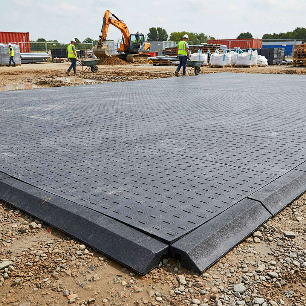 Heavy Duty Recycled Floor Mat with Drainage & Grip – 1200×800mmx22mm