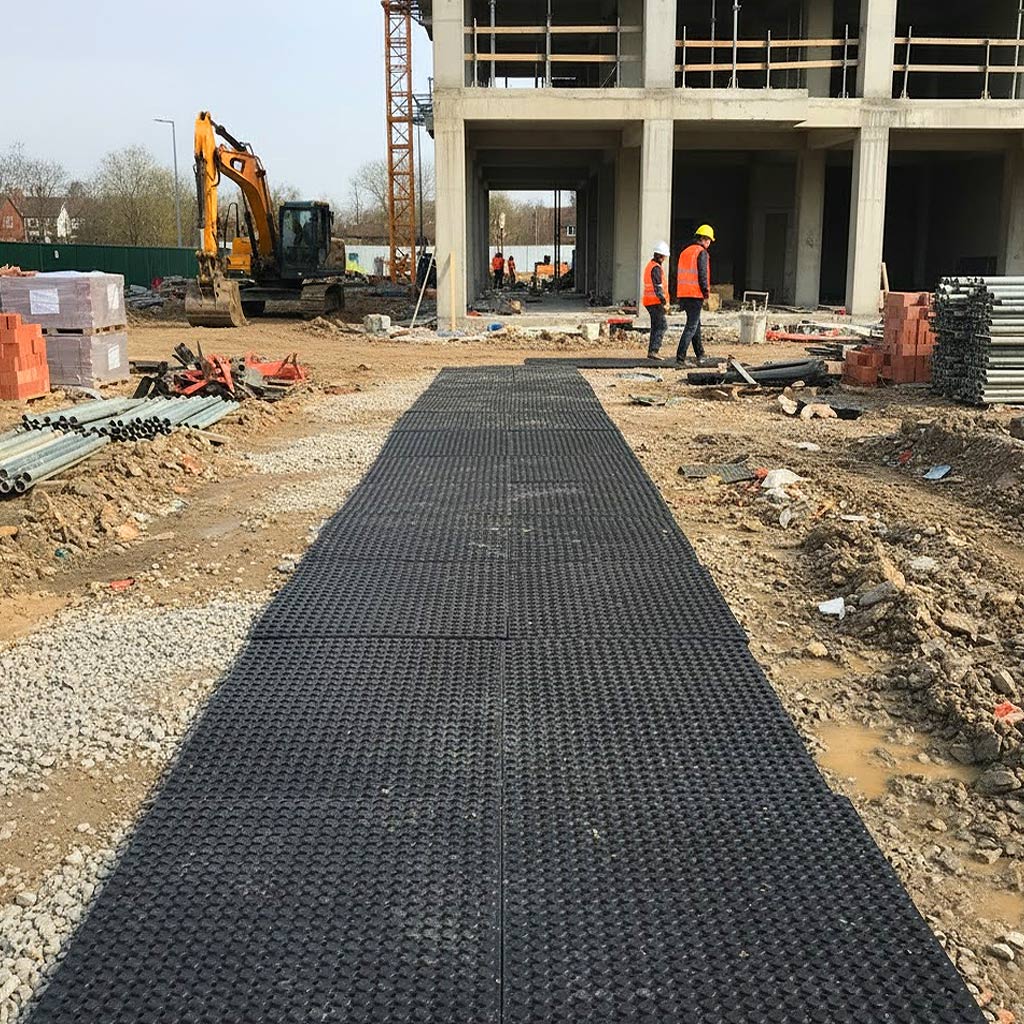 Heavy Duty Ground Protection Mat – Recycled, Anti-Slip, 22mm