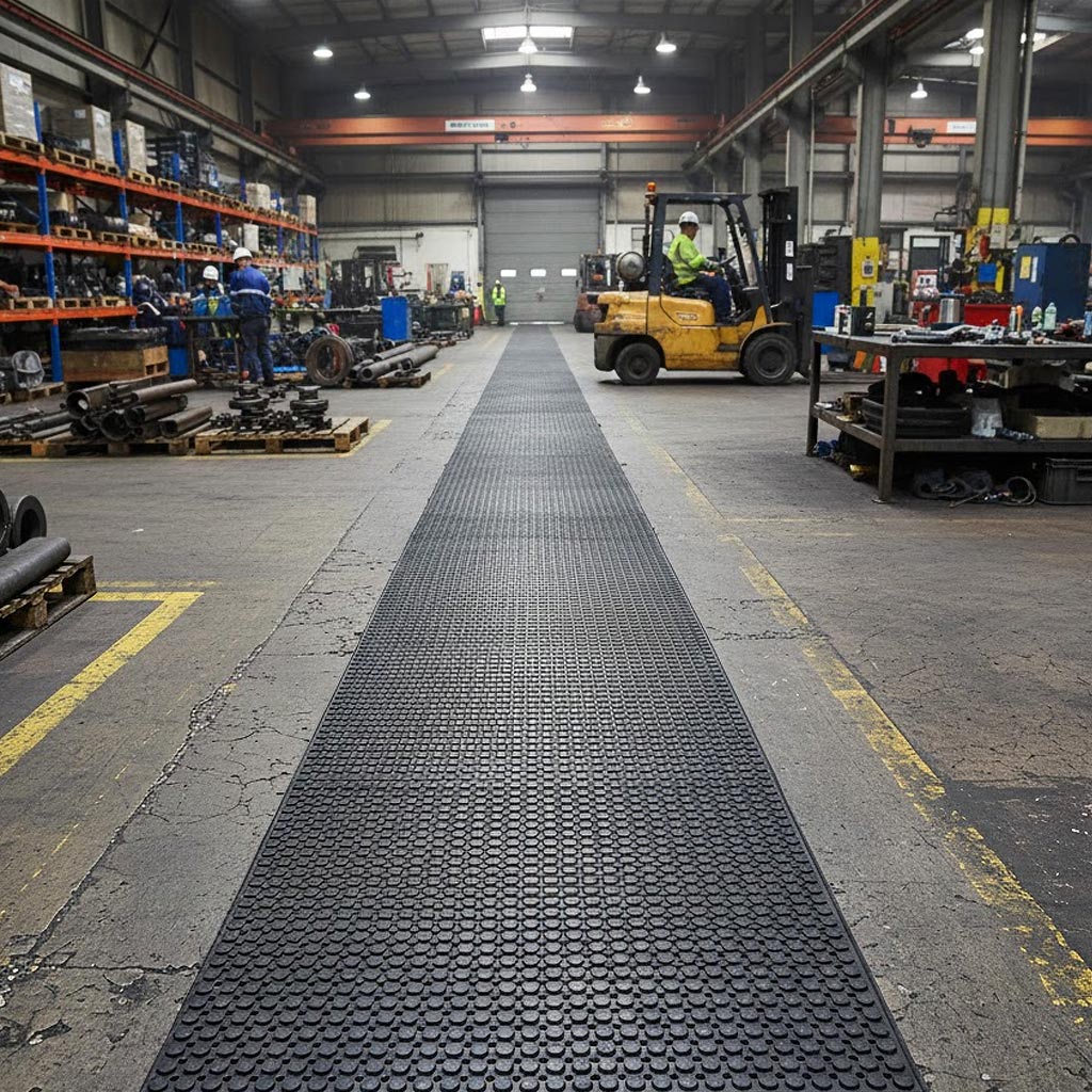 Heavy Duty Ground Protection Mat – Recycled, Anti-Slip, 22mm