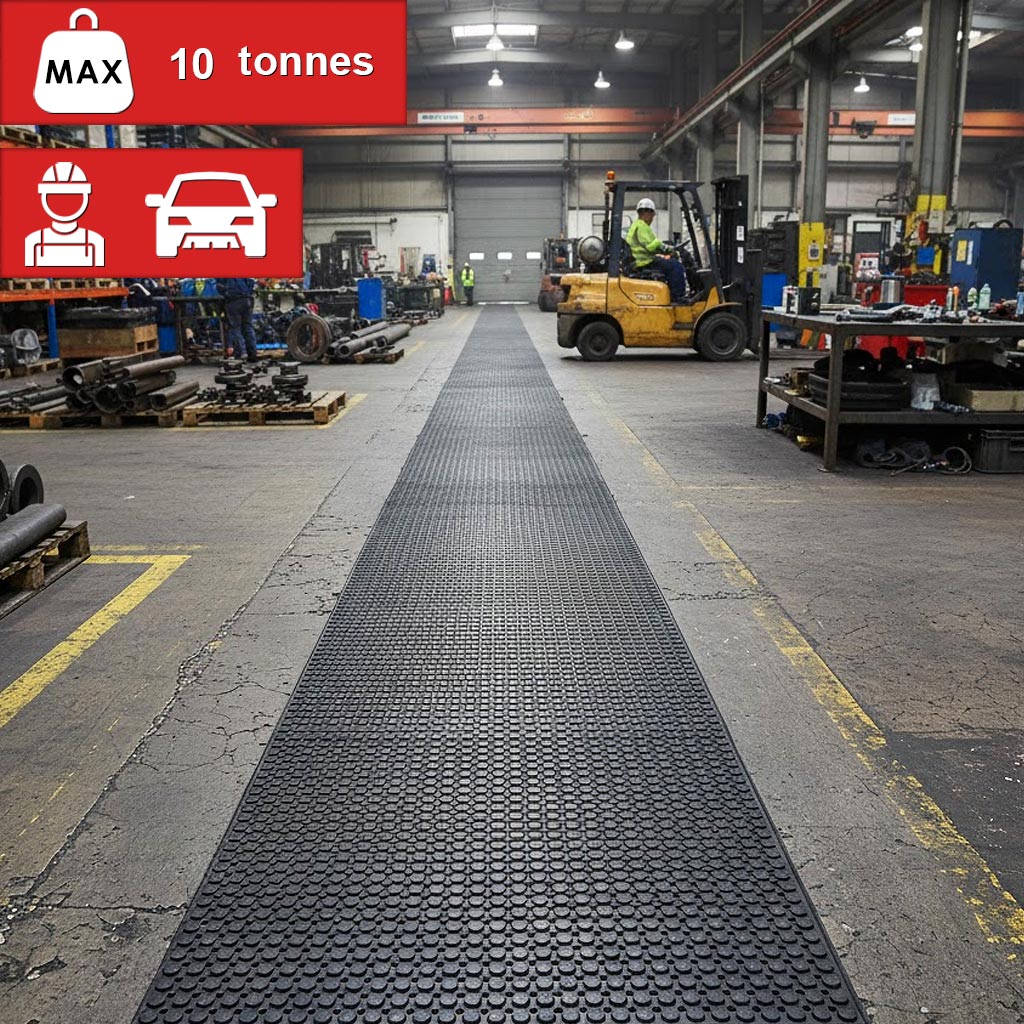 Heavy Duty Ground Protection Mat – Recycled, Anti-Slip, 22mm