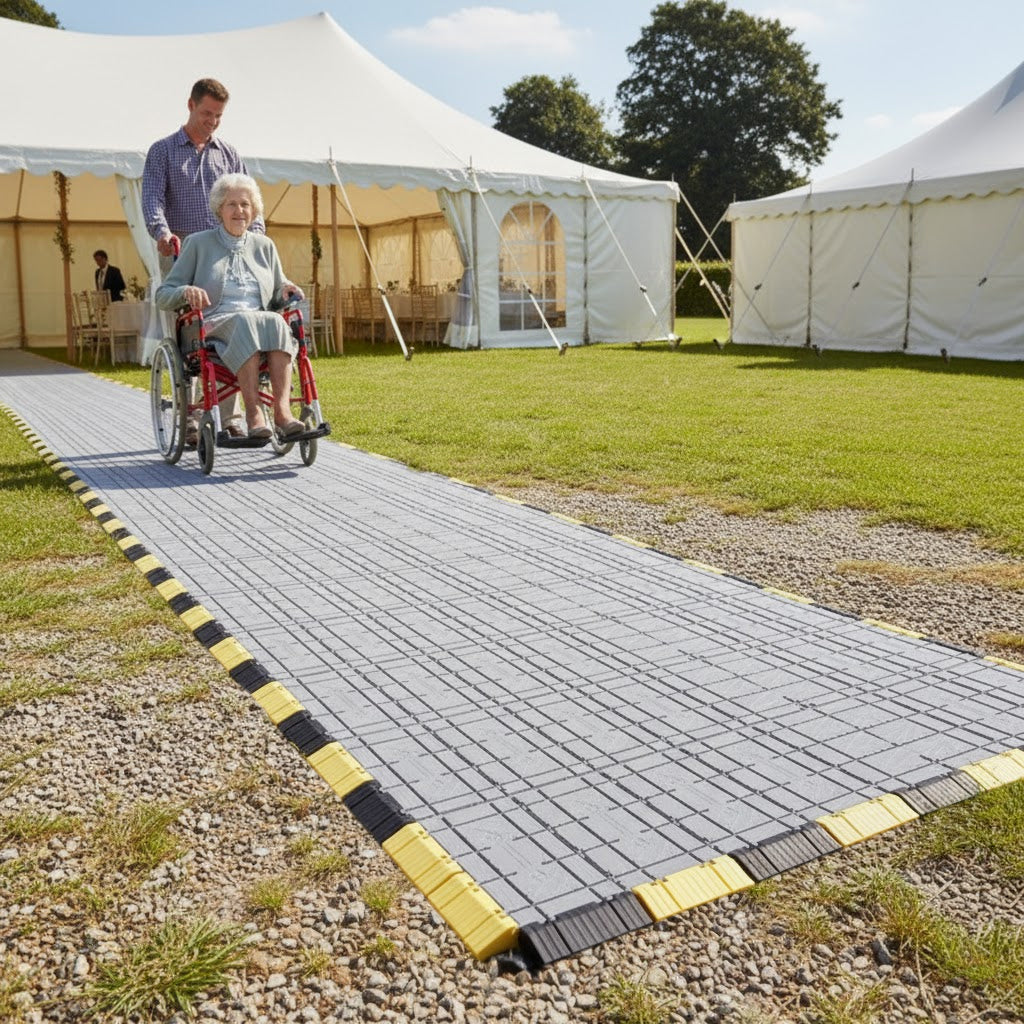 Event Flooring Mat – PPCP Plastic, Non-Slip, Heavy Duty