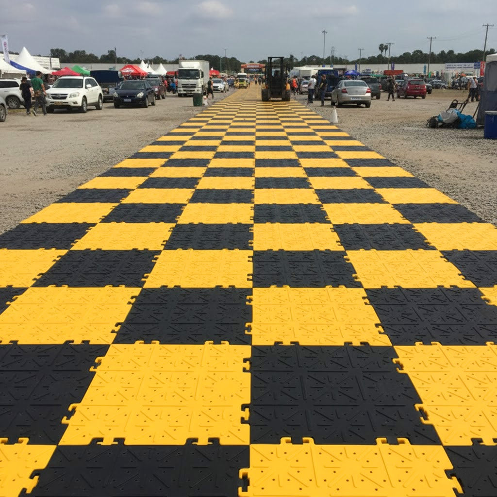 Temporary Ground Mat – PPCP, Anti-Slip, Lightweight Panel - Pack of 4