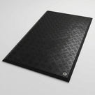 ESD Anti-Fatigue Mat with Patterned Surface and Ramp Edges (view 2)