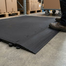 Bevelled Rubber Ramp Edge for Modular Anti-Fatigue Flooring 0.5m