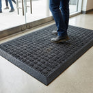 Heavy Duty Entrance Mat with Waffle Pattern - High Moisture Retention