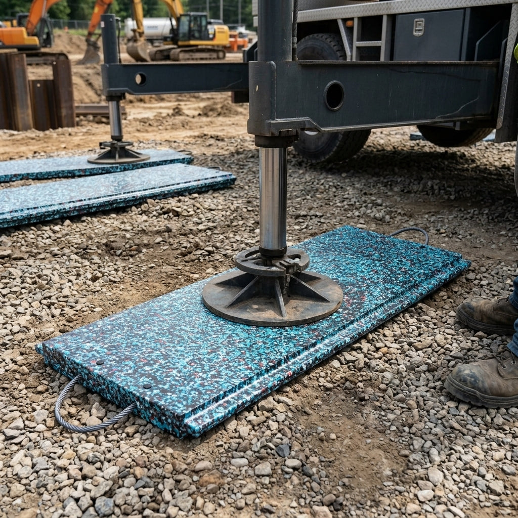 Interlocking Outrigger Pad System – Heavy Duty Modular Support Mats