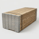 Timber Scaffold Board with Galvanised End Band (view 2)