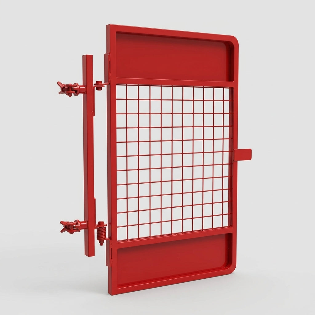 Self-Closing Ladder Safety Gate for Scaffolding Access (view 2)