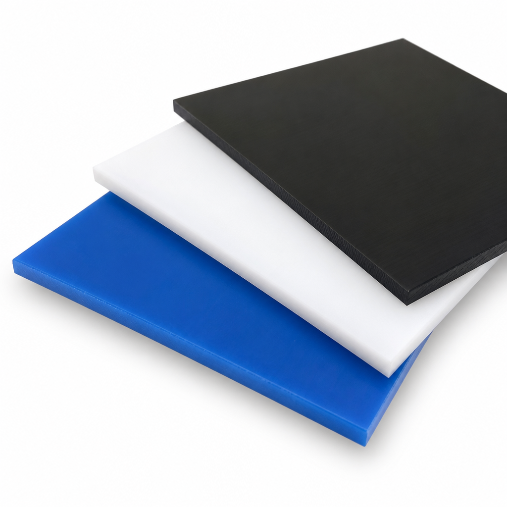 Polypropylene Black / White / Blue Sheet 3.5mm thick for Dividers & protective covers - Correx Sheet in use