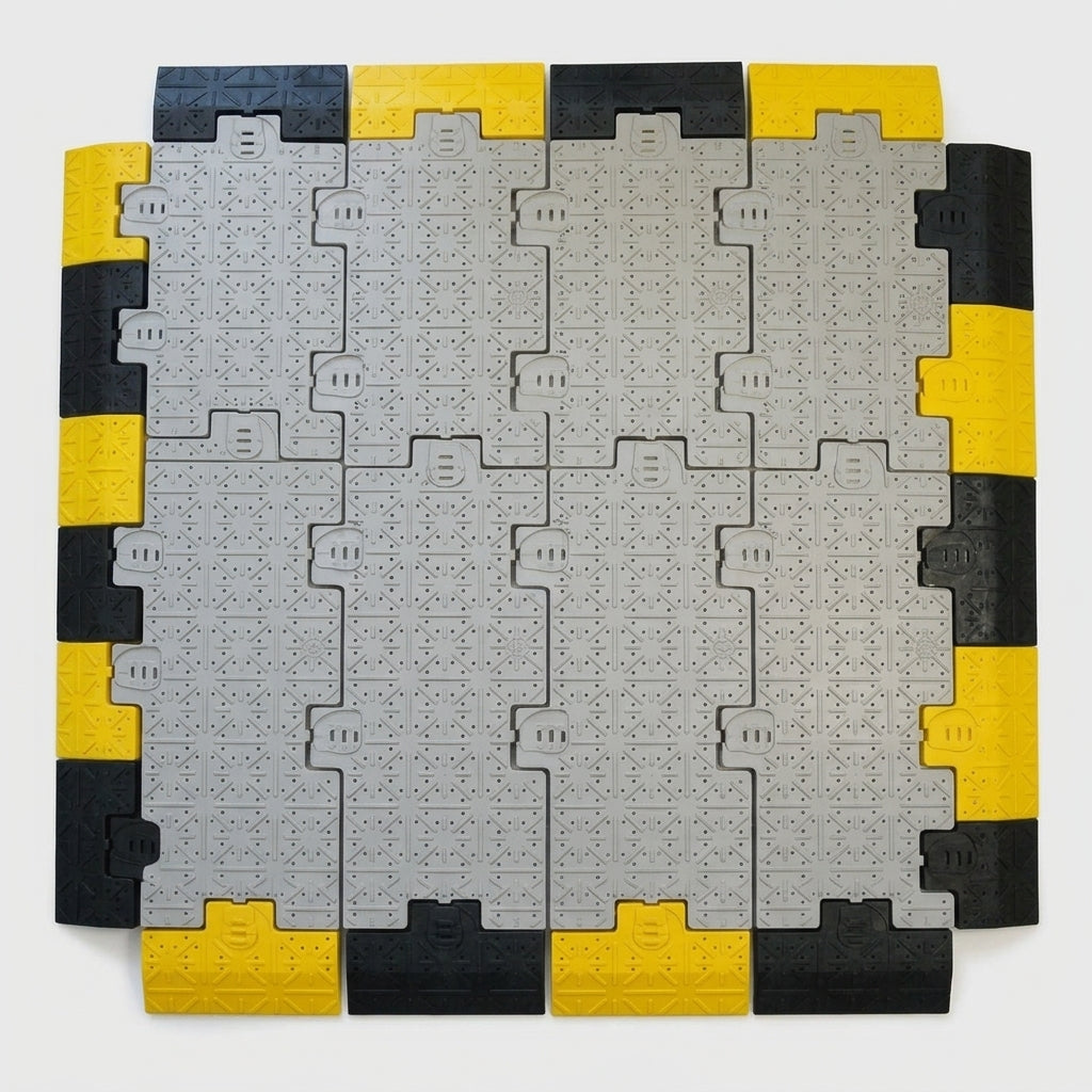 Modular Ground Protection Tiles - Flexible Surface Covering (view 2)