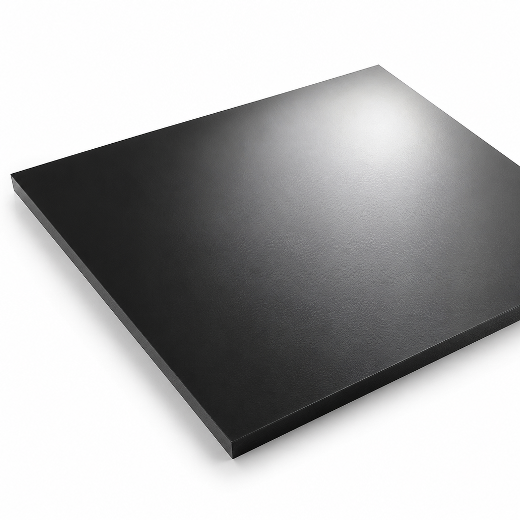 High Density Polyethylene Black Sheet for Food Industry Applications 1mm to 12mm thick - Sheet in use
