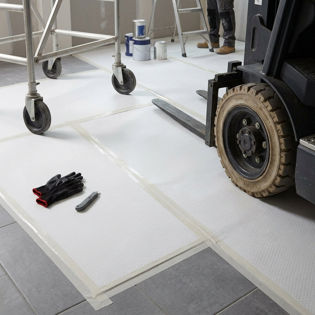 Fire Retardant Polypropylene Floor Protection Board - 2.4m x 1.2m