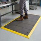 Interlocking Anti-Fatigue Rubber Mat - Solid 19mm Platform