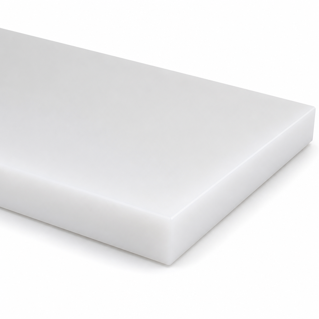 Natural Acetal Sheet for Food Production & Engineering (Multiple Sizes) 50mm to 70mm thick - Sheet Materials in use