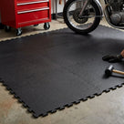 Heavy Duty Interlocking PVC Floor Tile - 7mm Thick, Multiple Finishes