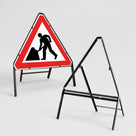 Temporary Traffic Management Sign with Foldable Frame (view 2)