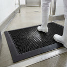 Disinfectant Entrance Mat with Liquid Retention for Hygiene Zones