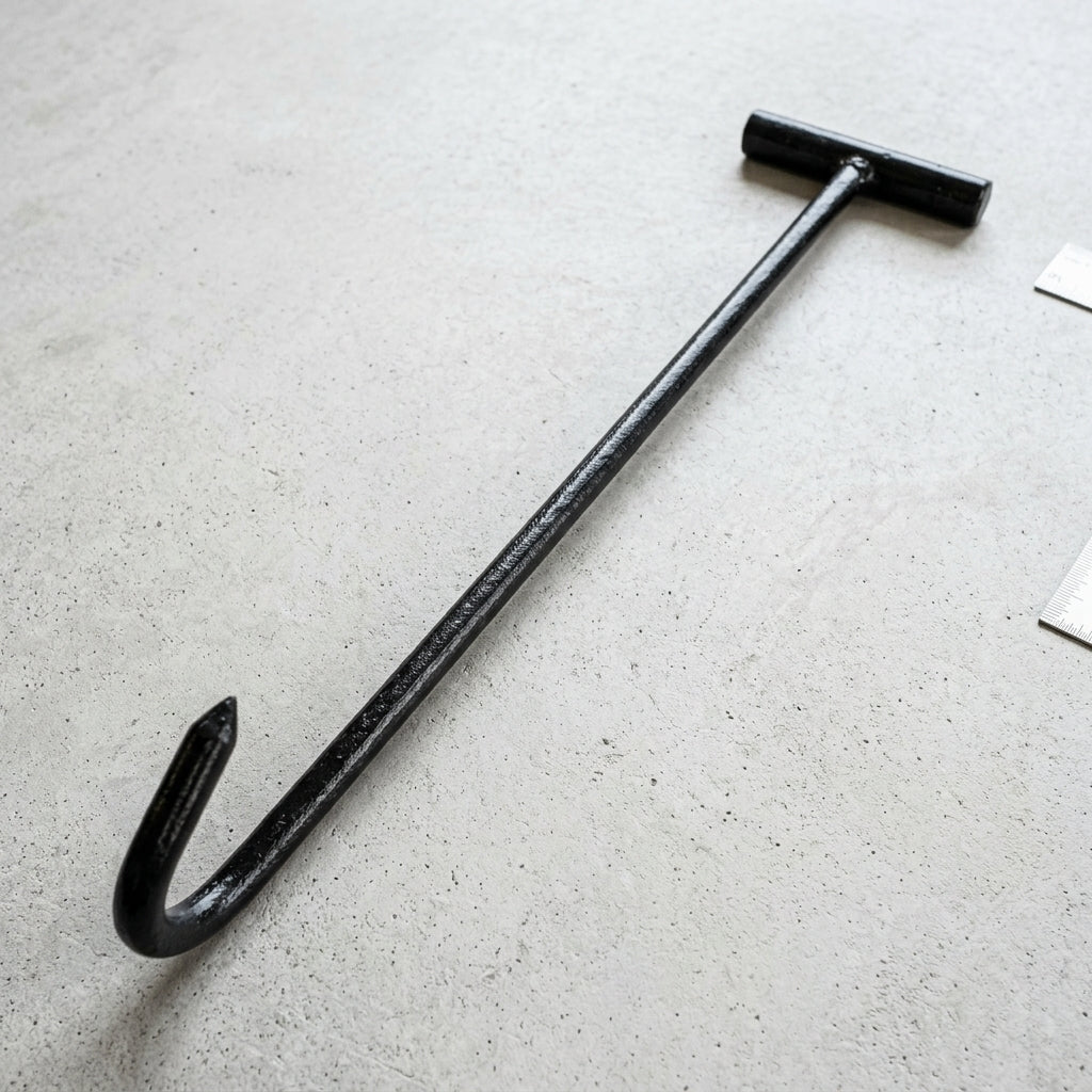 Ground Protection Mat Drag Hook - Heavy Duty Steel Tool (view 2)