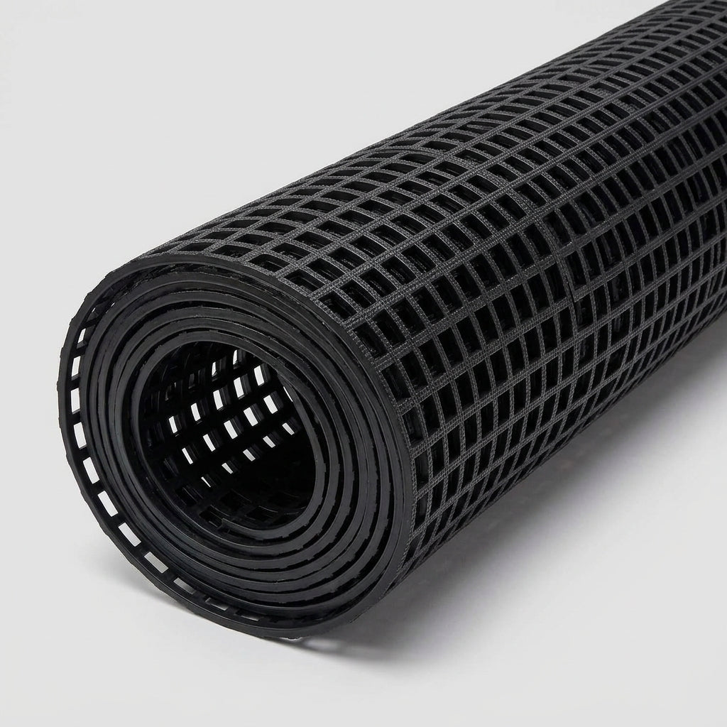 Anti-Slip Open Grid Workplace Matting – 10mm Thick PVC Rolls (view 2)