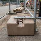 Concrete Scaffold Counterweight Block with Lifting Hoops
