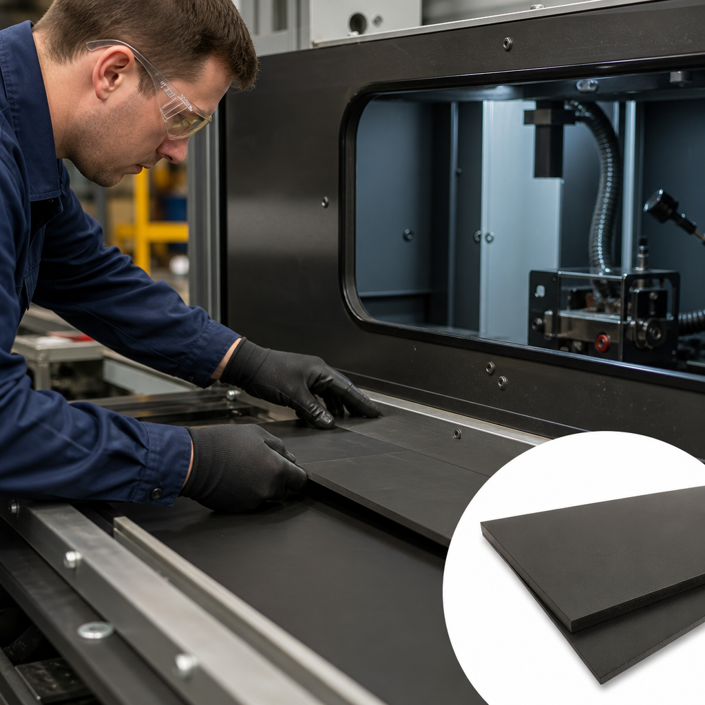 Neoprene Sheet 8mm to 25mm thick for Seals & weather stripping - UK Engineering Plastics