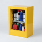 Mini Safety Cabinet for Flammable Liquids - Compact Steel Storage (view 2)