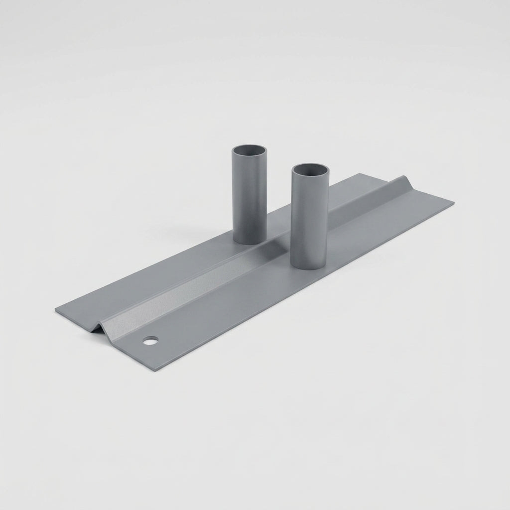 Flat Detachable Base Feet for Loose Leg Crowd Control Barriers (view 2)