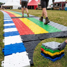Lightweight Interlocking Event Flooring Tile – Compact Design