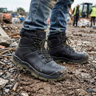 Waterproof S3 Safety Boot with Steel Toe and Midsole Protection