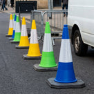 Two Piece Traffic Cone with Weighted Base - 750mm High Visibility