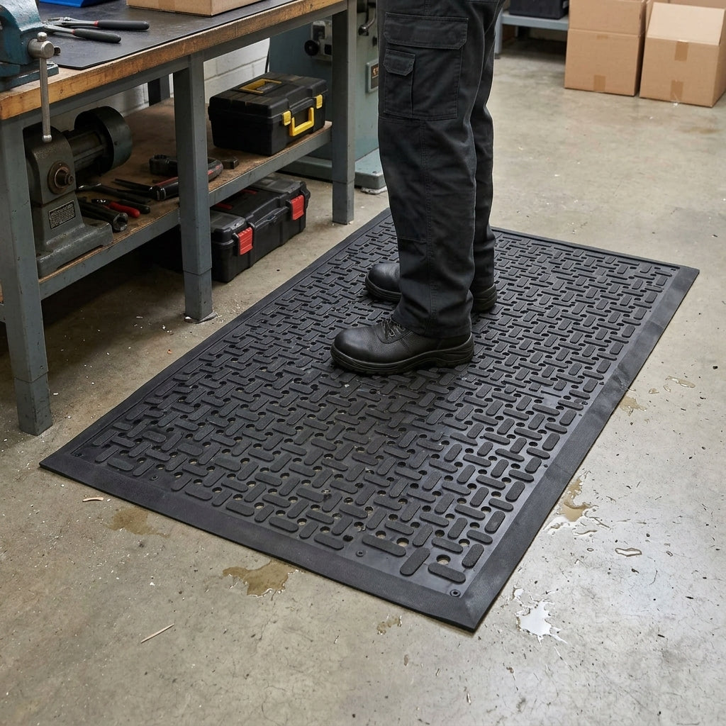 Anti-Fatigue Mat Nitrile Rubber with Drainage Holes