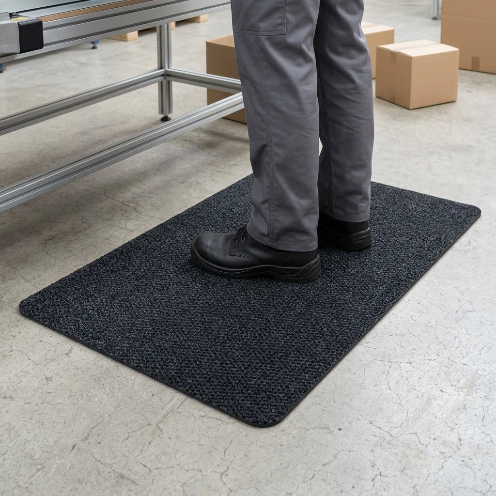 Anti-Fatigue Mat with Carpet Effect and Foam Base