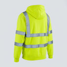 High Visibility Zipped Hoodie EN ISO 20471 Class 3 (view 2)