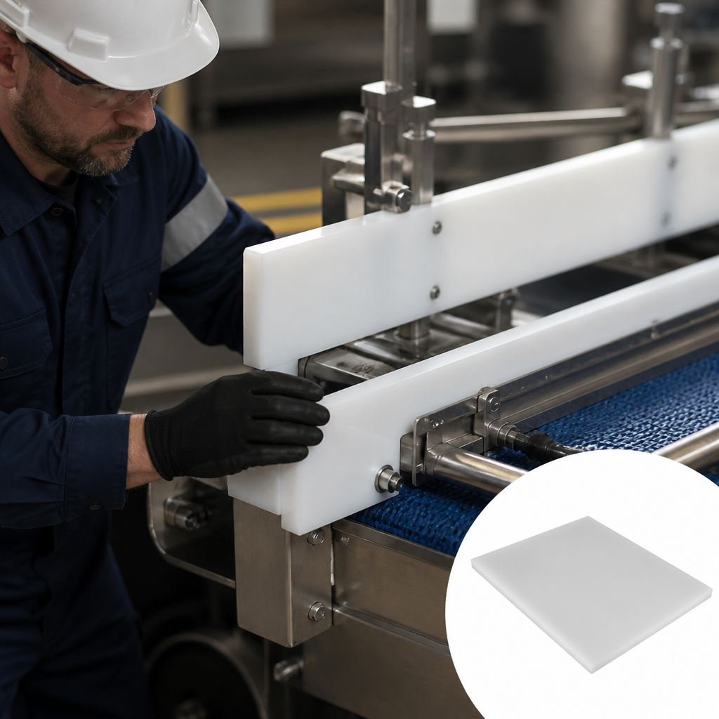 Natural Acetal Sheet for Engineering Applications 2mm to 40mm thick - UK Engineering Plastics