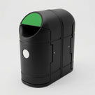 Outdoor Waste Bin with Locking Door Panel - Single or Twin Unit (view 2)