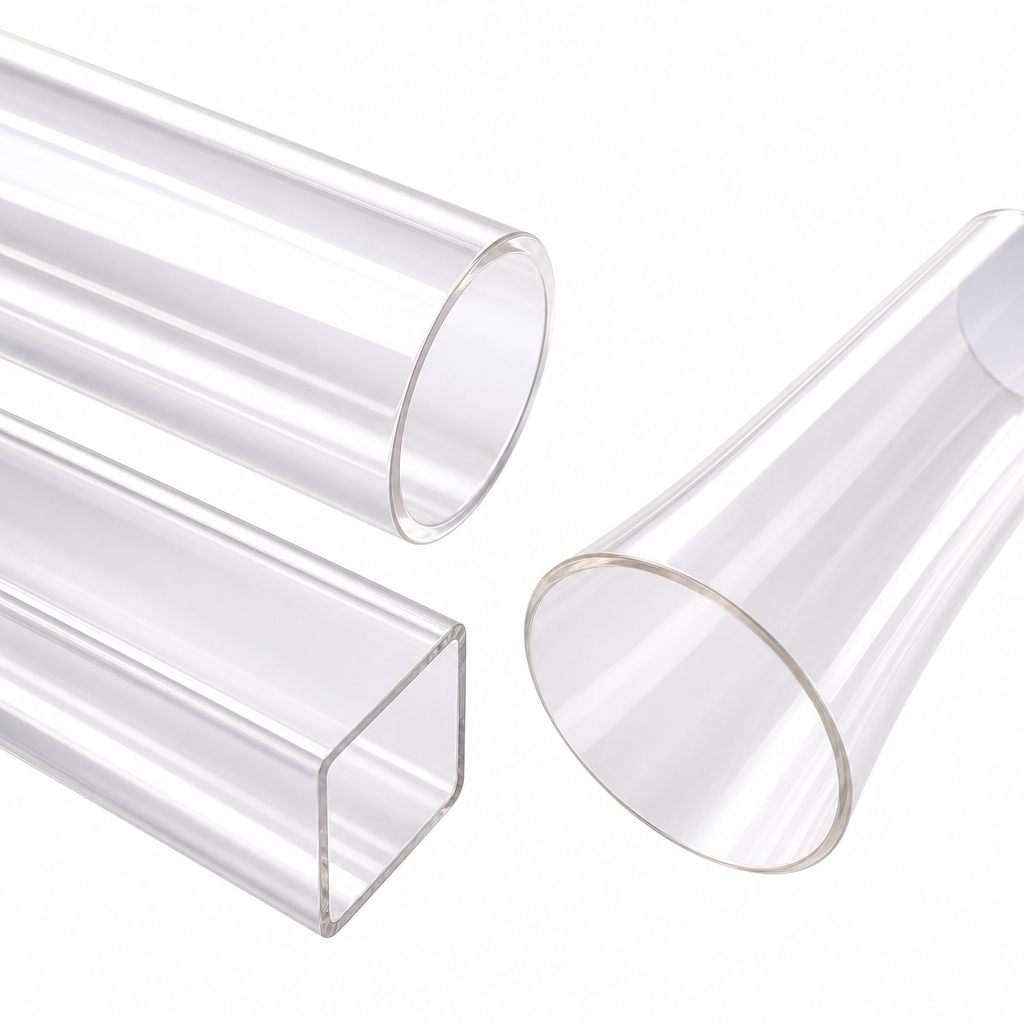 Extruded Clear Acrylic Tube 70mm to 134mm dia for Displays & light covers - Acrylic Tube in use