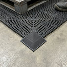 Modular Flooring Corner Edge Pieces Plastic Pack of 4