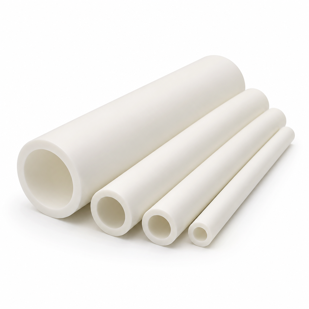 Virgin PTFE White Tube 10mm to 45mm dia for Food processing & insulation - PTFE Tube in use