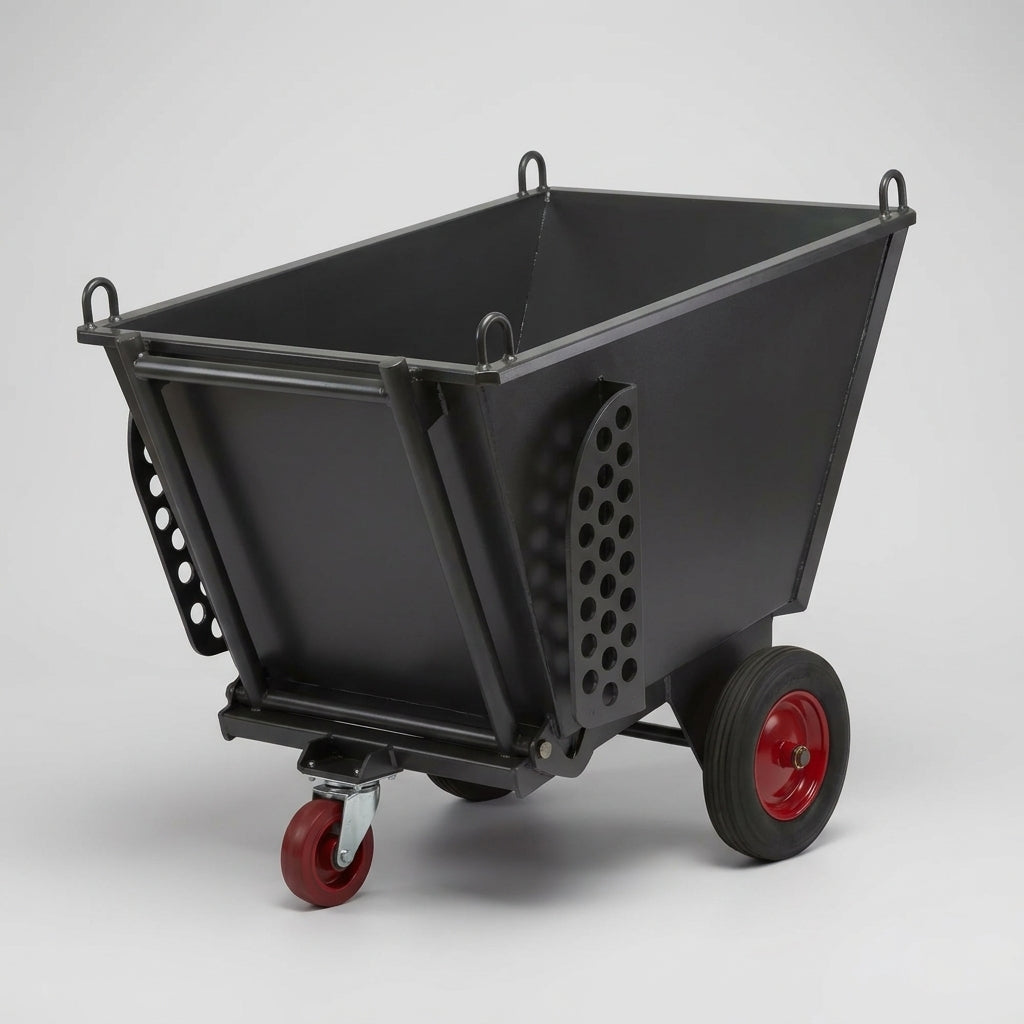 Heavy Duty Site Barrow with 400 Litre Capacity and Tipping Feature (view 2)