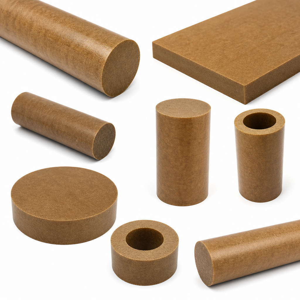 Phenolic Cotton Laminate Brown Rod 60mm to 100mm dia for Cams & bushes - Tufnol Rods in use