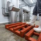 Non-Slip Drainage Mat for Food Processing – Animal Fat Resistant 15mm