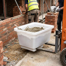 Heavy Duty Polyethylene Forklift Mortar Tub
